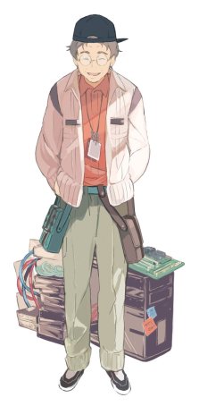 画像ギャラリー No.007のサムネイル画像 / PSP「AKIBA'S TRIP」,公式サイトのキャラクター情報を更新。秋葉原の名士「ヤタベさん」と眼鏡っ娘「森泉 鈴」を公開