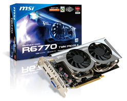 画像ギャラリー No.001のサムネイル画像 / MSI，OC仕様で「Twin Frozr II」クーラー搭載のHD 6770カードを発売