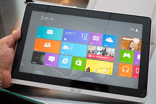 画像ギャラリー No.013のサムネイル画像 / Acer，Windows 8採用PCのラインナップを国内発表。タブレットや世界最薄Ultrabookなどを公開