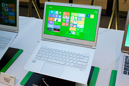 画像ギャラリー No.021のサムネイル画像 / Acer,Windows 8採用PCのラインナップを国内発表。タブレットや世界最薄Ultrabookなどを公開