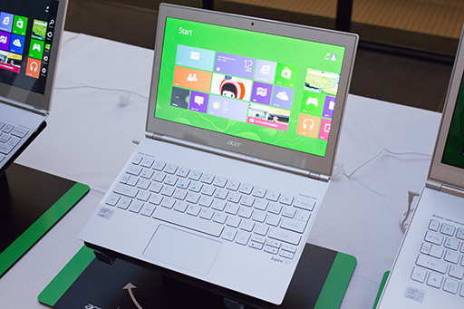 画像ギャラリー No.026のサムネイル画像 / Acer,Windows 8採用PCのラインナップを国内発表。タブレットや世界最薄Ultrabookなどを公開