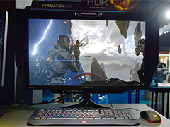 ［COMPUTEX］視線追跡デバイス搭載液晶ディスプレイを大拡充するAcer。HDR対応モデルはASUSと同じ液晶パネル？