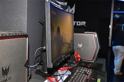 画像ギャラリー No.013のサムネイル画像 / ［COMPUTEX］視線追跡デバイス搭載液晶ディスプレイを大拡充するAcer。HDR対応モデルはASUSと同じ液晶パネル？
