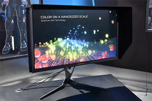 画像ギャラリー No.003のサムネイル画像 / ［COMPUTEX］AcerはG-SYNC HDR対応液晶ディスプレイ2製品を出展。4Kモデルの「Predator X27」は国内展開もありそうだ