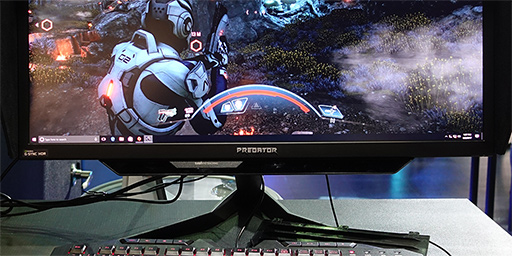 画像ギャラリー No.007のサムネイル画像 / ［COMPUTEX］AcerはG-SYNC HDR対応液晶ディスプレイ2製品を出展。4Kモデルの「Predator X27」は国内展開もありそうだ
