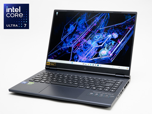 画像ギャラリー No.001のサムネイル画像 / Core Ultra搭載のゲーマー向けノートPC「Predator Helios Neo 14」はゲームを持ち運びたい人にぴったりの製品だ【PR】