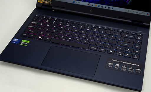 画像ギャラリー No.018のサムネイル画像 / Core Ultra搭載のゲーマー向けノートPC「Predator Helios Neo 14」はゲームを持ち運びたい人にぴったりの製品だ【PR】