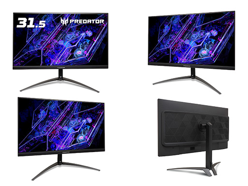 画像ギャラリー No.001のサムネイル画像 / 160Hz表示対応の31.5型4Kディスプレイ計2製品がAcerから発売に