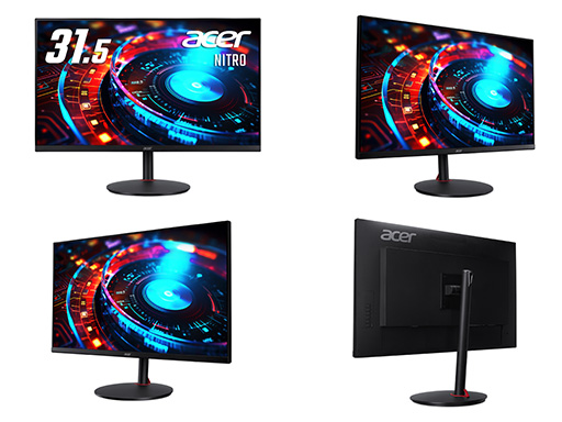 画像ギャラリー No.002のサムネイル画像 / 160Hz表示対応の31.5型4Kディスプレイ計2製品がAcerから発売に