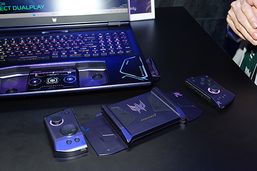 画像ギャラリー No.004のサムネイル画像 / ゲームパッド内蔵ゲーマー向けノートPCや携帯型ゲームPCなどAcerが新製品を続々発表