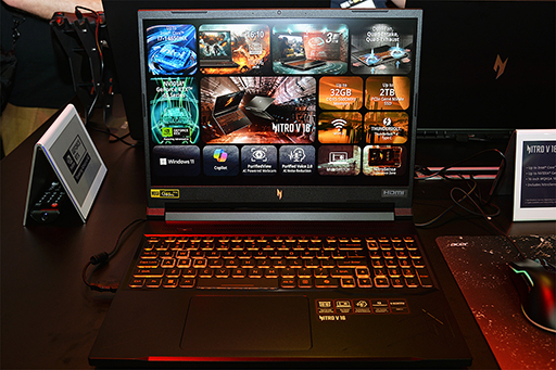 画像ギャラリー No.014のサムネイル画像 / ゲームパッド内蔵ゲーマー向けノートPCや携帯型ゲームPCなどAcerが新製品を続々発表