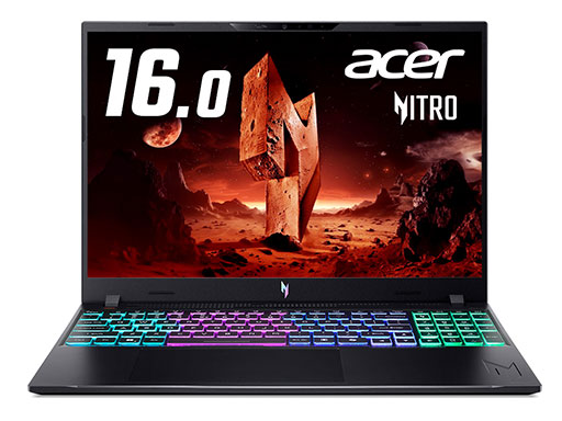 画像ギャラリー No.001のサムネイル画像 / GeForce RTX 50&Core Ultra 7 355搭載の16型ゲームノートPC「Nitro V 16 AI」がAcerから発売に