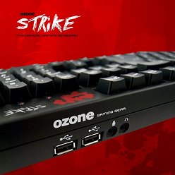 画像ギャラリー No.002のサムネイル画像 / Cherry黒軸採用でNキーロールオーバー対応のOzone製キーボード「Strike」が10月14日に発売