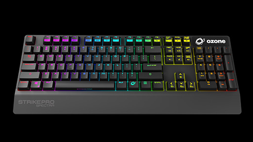 画像ギャラリー No.002のサムネイル画像 / Cherry MX Red採用の「Strike Pro Spectra」などOzone製のゲーマー向けキーボード2製品が3月3日に国内発売