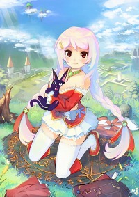 画像ギャラリー No.002のサムネイル画像 / 「くろネコONLINE」，“人数制限付き体験会”参加者の募集数を6000名から8000名に＆頼もしい味方となるペット“クロン”の画像も公開