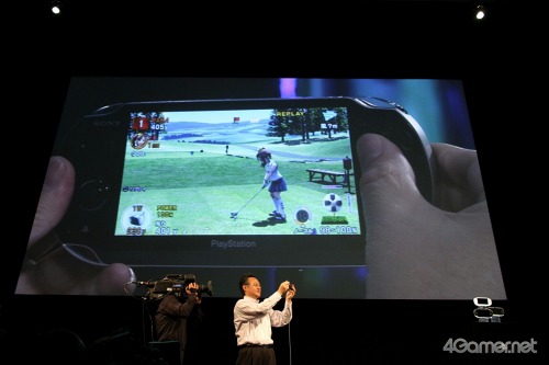 画像ギャラリー No.004のサムネイル画像 / ［E3 2011］PlayStation Vita用のみんGOL「みんなのGOLF NEXT（仮）」は，お遊び要素が満載。女の子キャラにタッチだってできちゃう
