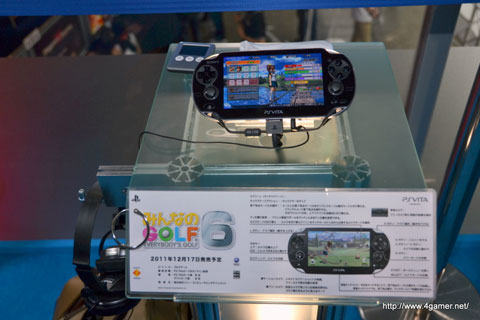 画像ギャラリー No.007のサムネイル画像 / ［TGS 2011］PlayStation Vitaの「みんなのGOLF 6」をプレイした模様をムービーで掲載。Vitaならではのちょっとした遊び心を楽しめる