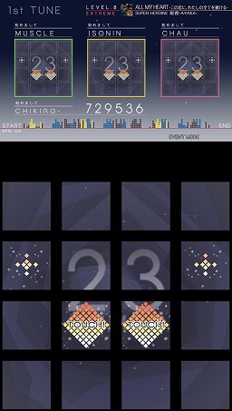 画像ギャラリー No.008のサムネイル画像 / [AOU2011]最新作は“伝導”がキーワード。KONAMIのリズムアクション「jubeat copious」プレイレポート＆プロデューサー野崎満裕氏インタビュー