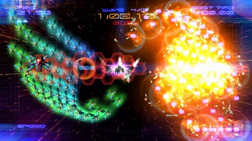 画像ギャラリー No.002のサムネイル画像 / 「ギャラガレギオンズ DX」Xbox 360版の配信開始日が6月29日に決定。「Diffuse Fire」による華麗な戦いぶりが分かるプロモムービー第2弾をUp
