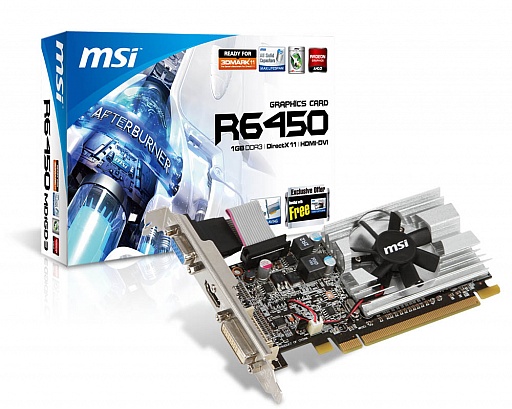 画像ギャラリー No.002のサムネイル画像 / Low Profile対応のMSI製HD 6450カードが発売。想定売価は3280円前後
