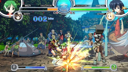 画像ギャラリー No.004のサムネイル画像 / AC格闘「AQUAPAZZA」最新PV公開。「うたわれるもの」から参戦する武人・トウカの“スプラッシュアーツ”をとくと見よ