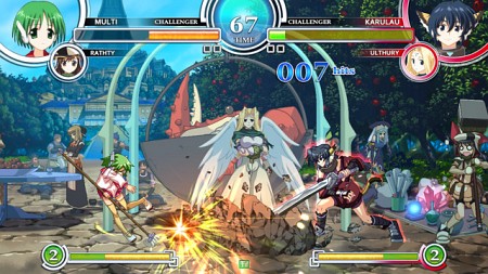 画像ギャラリー No.005のサムネイル画像 / AC格闘「AQUAPAZZA」最新PV公開。「うたわれるもの」から参戦する武人・トウカの“スプラッシュアーツ”をとくと見よ