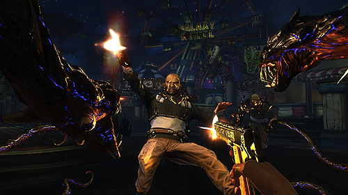 画像ギャラリー No.004のサムネイル画像 / ［E3 2011］2K Gamesが「The Darkness 2」を出展。4つの手を使う，一見複雑そうなコントロールの「Quad Wielding」が意外に上出来