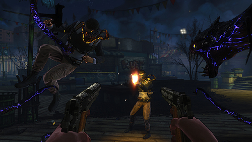 画像ギャラリー No.006のサムネイル画像 / ［E3 2011］2K Gamesが「The Darkness 2」を出展。4つの手を使う，一見複雑そうなコントロールの「Quad Wielding」が意外に上出来
