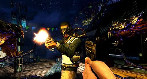 画像ギャラリー No.006のサムネイル画像 / ［Gamescom］2丁拳銃＋2本の触手を駆使する異色FPS「The Darkness 2」。主人公の能力アップバリエーションが多彩に