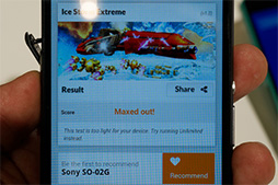 画像ギャラリー No.026のサムネイル画像 / Xperia Z3やGALAXY Note Edgeの実力をベンチマークで検証。NTTドコモ2014冬モデルテストレポート（前編）
