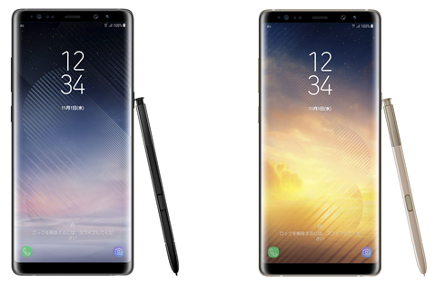 画像ギャラリー No.002のサムネイル画像 / 「Xperia XZ1」と「Galaxy Note8」「AQUOS sense」をラインナップしたKDDIの2017年秋モデルスマートフォンが登場