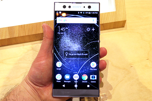 画像ギャラリー No.002のサムネイル画像 / ［CES 2018］ソニー，新型スマートフォンXperia XA2シリーズを発表。注目はスペックアップした6インチモデル「Xperia XA2 Ultra」だ