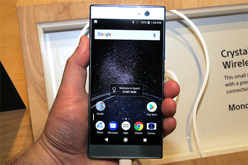 画像ギャラリー No.011のサムネイル画像 / ［CES 2018］ソニー，新型スマートフォンXperia XA2シリーズを発表。注目はスペックアップした6インチモデル「Xperia XA2 Ultra」だ