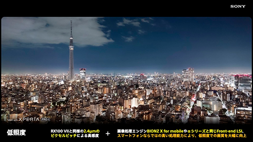 画像ギャラリー No.006のサムネイル画像 / ソニー,「Xperia Pro-I」を12月に発売。1インチ撮像センサー搭載のカメラマン向けスマートフォン