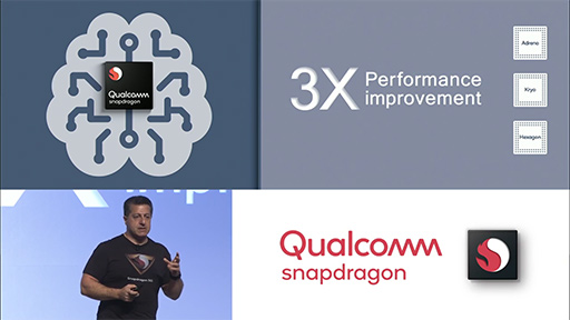 画像ギャラリー No.003のサムネイル画像 / Qualcomm，5G対応の新型ハイエンドSoC「Snapdragon 855」を発表。AI処理性能は最大3倍に強化される