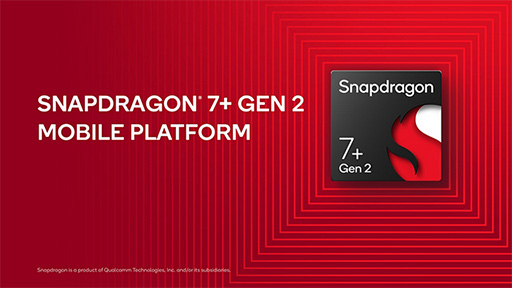 画像ギャラリー No.001のサムネイル画像 / CPU&GPUの性能が大きく向上したスマホ向け新型SoC「Snapdragon 7+ Gen 2」が発表に。搭載製品は3月中の登場を予定