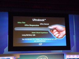 画像ギャラリー No.002のサムネイル画像 / ［COMPUTEX］Intel，COMPUTEX基調講演で超薄型ノートPCカテゴリー「Ultrabook」などを発表