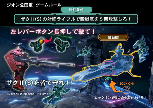 画像ギャラリー No.016のサムネイル画像 / VR ZONE SHINJUKUのVRアトラクション「戦場の絆 VR PROTOTYPE Ver.」メディア体験会レポート。VRの宇宙空間で連邦対ジオンの戦いが始まる!
