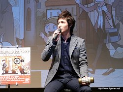 画像ギャラリー No.005のサムネイル画像 / 主演の玉木 宏さんがゲストで登場。北島行徳氏や光田康典氏らが制作に携わるNDS「トレジャーリポート 機械じかけの遺産」主演キャスト&新CM発表会をレポート
