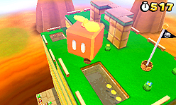 画像ギャラリー No.004のサムネイル画像 / 3DS「スーパーマリオ 3Dランド」は初心者向けの「アシスト機能」を搭載。3Dアクションの苦手な人も安心してトライすべし