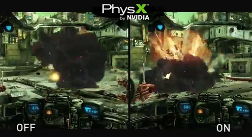 画像ギャラリー No.005のサムネイル画像 / NVIDIA，ロボットアクション「HAWKEN」を使用した「PhysX」のテクノロジーデモを公開。“うねる”パーティクルの数々に注目