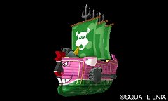 画像ギャラリー No.001のサムネイル画像 / 「スライムもりもりドラゴンクエスト3 大海賊としっぽ団」,スライムでもりもりな“船バトル”の流れや,モンスターを模したユニークな海賊船が公開