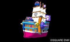 画像ギャラリー No.004のサムネイル画像 / 「スライムもりもりドラゴンクエスト3 大海賊としっぽ団」,スライムでもりもりな“船バトル”の流れや,モンスターを模したユニークな海賊船が公開