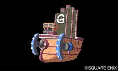 画像ギャラリー No.006のサムネイル画像 / 「スライムもりもりドラゴンクエスト3 大海賊としっぽ団」,スライムでもりもりな“船バトル”の流れや,モンスターを模したユニークな海賊船が公開