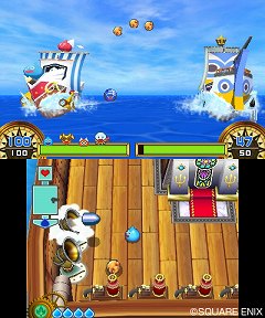 画像ギャラリー No.012のサムネイル画像 / 「スライムもりもりドラゴンクエスト3 大海賊としっぽ団」,スライムでもりもりな“船バトル”の流れや,モンスターを模したユニークな海賊船が公開