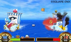 画像ギャラリー No.015のサムネイル画像 / 「スライムもりもりドラゴンクエスト3 大海賊としっぽ団」,スライムでもりもりな“船バトル”の流れや,モンスターを模したユニークな海賊船が公開