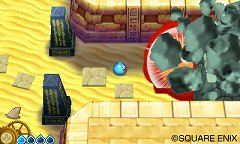 画像ギャラリー No.009のサムネイル画像 / 「スライムもりもりドラゴンクエスト3」，スライムのプニプニの体に秘められた能力を紹介。飛んだり跳ねたり浮かんだりのアクションでしっぽ団を倒せ