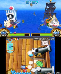 画像ギャラリー No.001のサムネイル画像 / 「スライムもりもりドラゴンクエスト3 大海賊としっぽ団」，「ハンデ」設定が追加された通信対戦モードや，「船バトル」で重要な役割を果たすアイテムを紹介