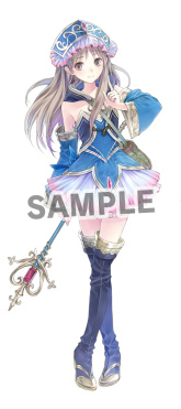 画像ギャラリー No.001のサムネイル画像 / 「メルルのアトリエ」，キャラクター人気投票上位5名の等身大タオル化が決定。トトリ，ミミ，メルルは岸田メル氏の描き下ろしデザインに