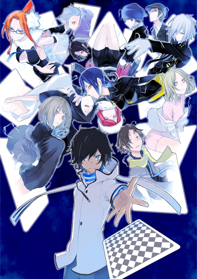 画像ギャラリー No.005のサムネイル画像 / 「デビルサバイバー2」，13人の悪魔使いをあしらったパッケージおよびメインビジュアルを公開。公式サイトには鬼頭莫宏氏インタビューの第2弾が掲載に
